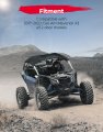 Kemimoto X3 Soft Top Roof For Sunshade Compatible With Can Am Maverick 2017-2024 All 2 Seater Models