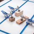Auto-lock T-track Hold Down Cmp A Adjustables For Woodworking W Set Screw T Tracks Clamps Pivots 3600 To Minimize Obstructions