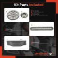 A-premium Engine Timing Chain Kit W Sprocket Damper Fits Ohv 6cyl 4 0l Compatible With Jeep Cherokee 1987-1993 Comanche