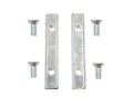 1956 1962 Corvette Windshield Frame Nut Plate With Screw Set Of 2 