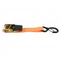 Wflnhb 4 Pcs Orange 1 Inch X 15 Feet 2200 Lbs Break Strength Motorcycle And Truck Tie Downs Ratchet Straps