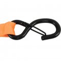 Wflnhb 4 Pcs Orange 1 Inch X 15 Feet 2200 Lbs Break Strength Motorcycle And Truck Tie Downs Ratchet Straps