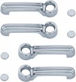 Xtremewarez Abs Chrome Door Handle Cover For 2008-2013 Jeep Liberty 2007-2012 Dodge Nitro 2007-2015 Wrangler 