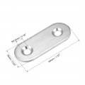 Uxcell Repair Plate 40mm X 16mm Flat Fixing Mending Bracket Connector With Screws 10 Pcs