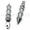 Httmt Mt096 Pa009x2 Spike Bamboo Footpegs Compatible With Stateline Shadow Vlx Vtx1300c Vtx1800c Vtx1800f
