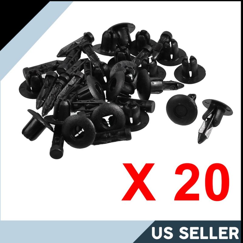 20 X Push Screw Rivet Fairing Panel Fixings Clips