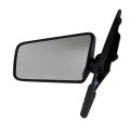 Side View Mirror For Gmc Sonoma 1991 1992 1993 Driver Black Plastic Housing Manual Adjustment Clear Rectangular Glass Door 
