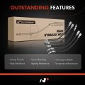 A-premium Front And Rear Brake Hydraulic Hoses Compatible With Select Lexus Models Is200t 2016-2017 Is300 2018-2019 Is350