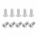 Uxcell 5 16-18x1 Flat Head Machine Screws Phillips 304 Stainless Steel Bolts 20pcs