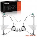 A-premium Electric Power Window Regulator With Motor Compatible Jeep Grand Cherokee 2001-2004 Rear Left And Right 2-pc Set