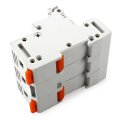 Baomain Cylindrical Fuse Holder Rt18-63 X 14mm X 51mm Base 3 Poles Din Distribution Electrical Rail Mount With 20 Pcs Of Ro16 