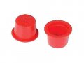 Jegs Vintage-look Plastic Wheel Plugs Red Fits Standard 11 16a Holes Keeps Out Crud Wax Dirt And Other Contaminants 25 Per 
