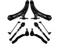 Control Arm Sway Bar Link Tie Rod 8 Piece Kit For 2008-2013 Nissan Rogue 