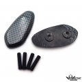 Httmt- Usmt222-011-cn-nologo- Mirror Block Off Base Plates Black Compatible With 2000-2008 R1 Yzf-r1 Yzfr1 2001 2002
