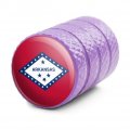 Arkansas State Flag Tire Rim Wheel Aluminum Valve Stem Caps
