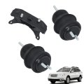 Set Of 3 Engine Mount Automatic Transmission Replacement For Legacy 2 5l H4 2013 2014 Mk6729 