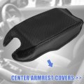 X Autohaux Waterproof Anti-scratch Microfiber Leather Armrest Box Cover Center Console Pad Protector Covers For Honda Hr-v 2016