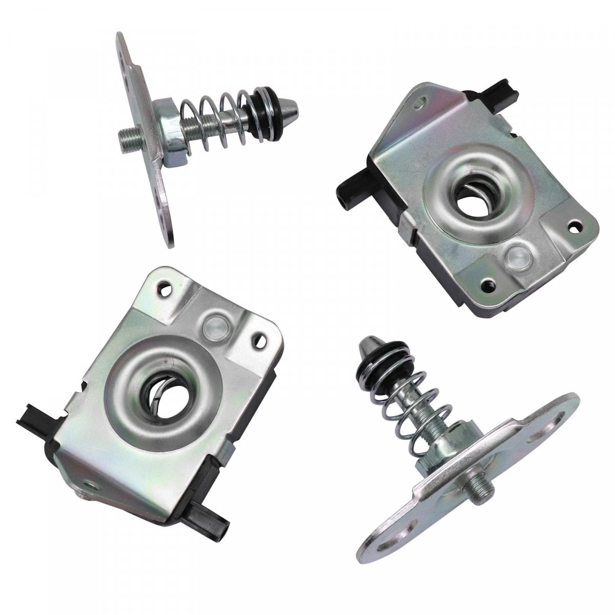 4pcs Hood Lock Catch Latch 51238203859 For Bmw E46 E52 E53 1999 2006 Left And Right Upper Lower Set