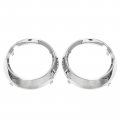 Front Left And Right Chrome Fog Driving Light Trim Bezel 