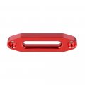 4 5 X 1 2 Hawse Fairlead Aluminum Red 3000000lbs And Black Rubber Winch Rope Stopper For 36 1 4 Synthetic Off-road Atv Utv