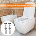 Uxcell 2pcs Toilet Tank To Bowl Bolts Repair Kit With Extra Long Lock Nuts Rubber Washers Gaskets Bathroom Screw M8 60mm