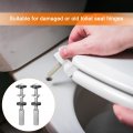 Uxcell 2pcs Toilet Tank To Bowl Bolts Repair Kit With Extra Long Lock Nuts Rubber Washers Gaskets Bathroom Screw M8 60mm
