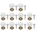 10pcs Decorative Mirror Screws With Caps 0 55 Alloy Fixing Screw Covers Fasteners For Furniture Crafts Advertising Hardware 