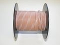 Tan White Striped 18 Ga Awg Gxl Wire 100 Spool For Automotive Truck Motorcycle Rv General Purpose Copper 94 O D Abrasion 