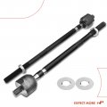 A-premium 2 X Front Inner Tie Rod Ends Compatible With Toyota Corolla 1988-1992 Geo Prizm 1989-1992 Replace Ev240 4550319135