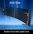 Black Stainless Steel Egrille Billet Grille Grill For 07-13 Gmc Sierra 1500 07-10 2500 Bumper Insert
