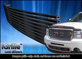 Black Stainless Steel Egrille Billet Grille Grill For 07-13 Gmc Sierra 1500 07-10 2500 Bumper Insert