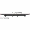 Ecotric Rear Bumper Lip Diffuser Compatible With 2009-2015 7th Gen Nissan Maxima Body Kit Chin Spoiler