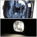 Compatible With Ford Super Duty 4pcs Pair Smoked Lens Amber Corner Headlights Fog Lights Switch