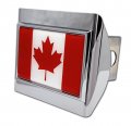 Elektroplate Canada Chrome Maple Leaf Flag L Unifolia All Metal Hitch Cover For Trucks And Suvs Fits Standard 2 Trailer