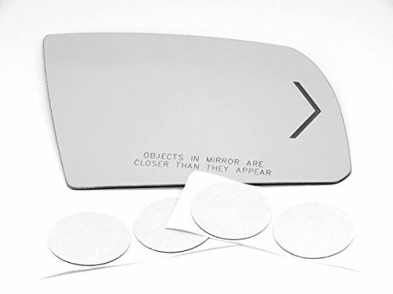 Right Passenger Convex Mirror Glass Lens For 07-14 Tundra And 08-14 Sequoia With Signal Adhesive 5264s Heated Replacement 10 18