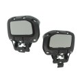 Headlight Washer Covers For Land Rover Range Evoque 2012 2019 Driver And Passenger Side Pair Plastic Primed Replace Ro1048100 