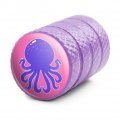 Cute Octopus Tentacles Ocean Tire Rim Wheel Aluminum Valve Stem Caps Purple 4 Pieces For Passenger Cars Trucks And Vans Fits