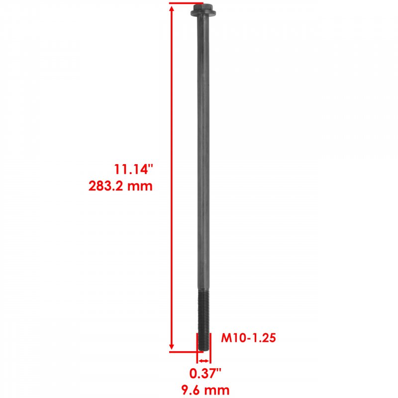Front Control A Arm Bolt For Polaris Ranger And Rzr Atv Utv Height 11 14 In Thread Size 0 37