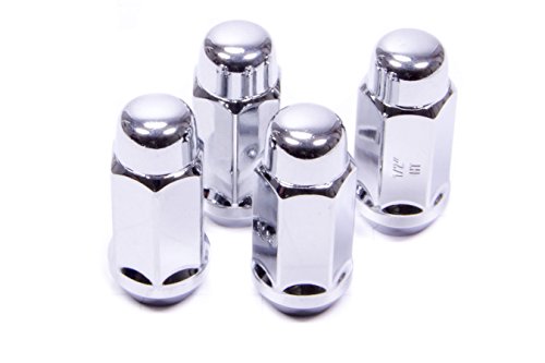 487xlhtb Bulge Xl Ht Lug Nuts 3 4 In X 1 2 Chrome Plated Alloy Steel Hexagonal Shape Bag Of 1