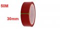 Uxcell 30mm Width 164ft Length Single-side Electrical Insulated Adhesive Tape Red