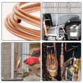 Uxcell Refrigeration Tubing 7 64 Od X 1 16 Id 6 5 Ft Soft Coil Copper