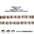 Niche 428 Drive Chain 94 Links O-ring With Connecting Master Link For Motorcycle Atv Dirt Bike