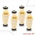 A-premium Set Of 4 Fuel Injectors Compatible With Hyundai Elantra 2001007 Tiburon 2003-2008 Tucson 2005-2009 Kia Spectra
