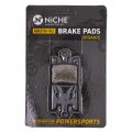 Niche Brake Pad Set For Kawasaki Vulcan 1600 43082-0061 43082-0062 43082-1264 Front Rear Organic