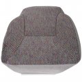 Ecotric Driver Side Bottom Seat Cover Compatible With 1998-2002 Dodge Ram 1500 2500 3500 Slt Mist Gray Cloth Left Replacement