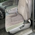 Ecotric Driver Side Bottom Seat Cover Compatible With 1998-2002 Dodge Ram 1500 2500 3500 Slt Mist Gray Cloth Left Replacement