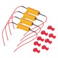 Winomo 4pcs 50w 6i Led Load Resistors For Flash Rate Relay Turn Signal Bulb Ballast