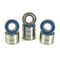 6x12x4mm Precision Ball Bearings Abec 5 Hybrid Seals Blue 10 