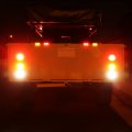 4pc 4 In Round Amber Led Trailer Tail Lights Dot Certified Ip67 Waterproof Park Turn For Rv Trucks With Grommet And Plug 