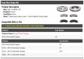 Front Semi Metallic Disc Brake Pad And Rotor Kit Compatible With 2006-2013 Chevy Impala